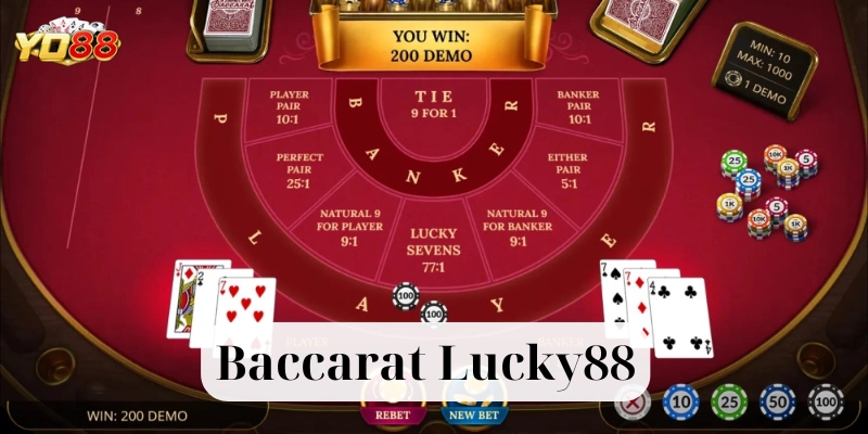Luật chơi Baccarat Lucky88